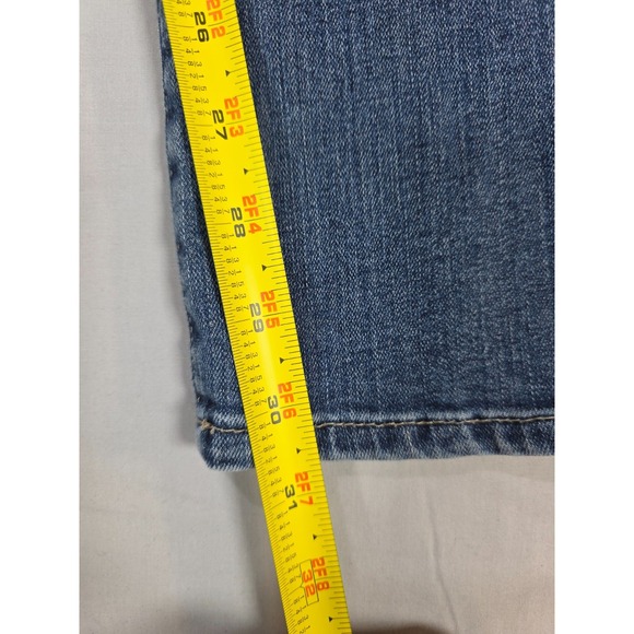 Lucky Brand Straight Leg Jeans Medium Wash 90s Relaxed Coastal Cowgirl Boho 8/29 - Picture 2 of 11